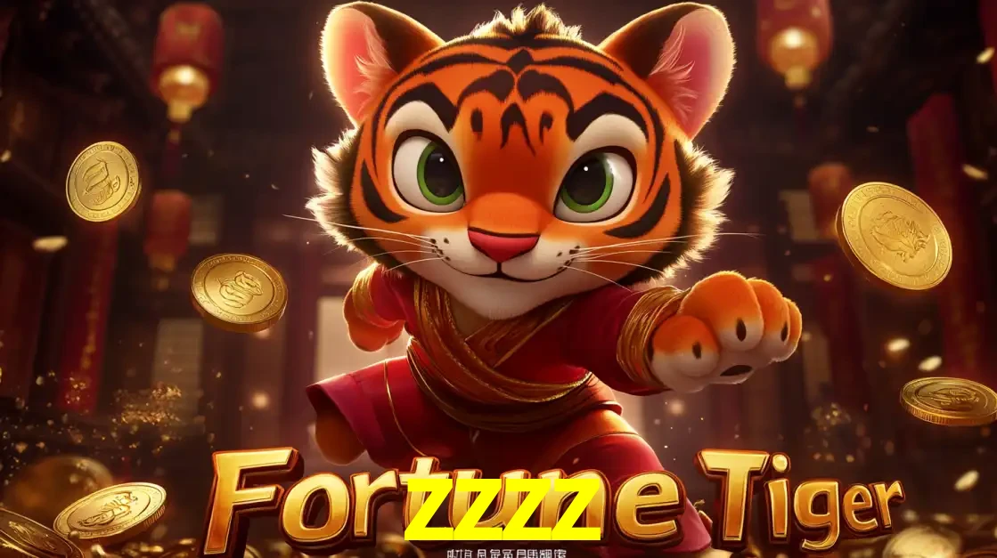 O carismático mascote do jogo de slot Fortune Tiger, um tigre fofo em pose de artes marciais, pronto para trazer sorte e multiplicadores de ganhos no cassino online zzzz.