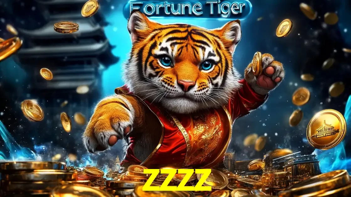 Imagem promocional do jogo de slot Fortune Tiger, com um tigre majestoso em traje tradicional cercado por uma fortuna em moedas de ouro, disponível agora no cassino zzzz.